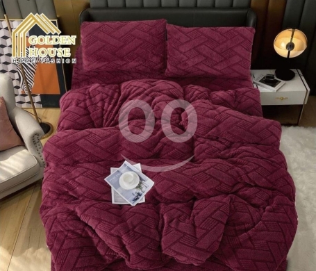طقم لحاف شتوي رزلان مخملي ناعم ودافئ | Razlan Velvet Winter Bedding Quilt Set — 9
