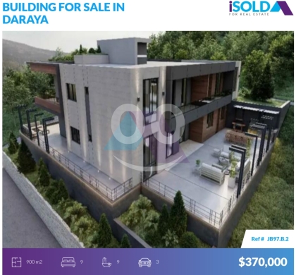 Other real estate in Daria - Spacious 900m2 building+garden+terrace 4sale in Daraya - مبنى في دارياJB97B2