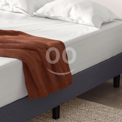 DIY King Size Bed Base / Frame | Sturdy Fabric Upholstered | 200x180cm & 200x160cm — 4