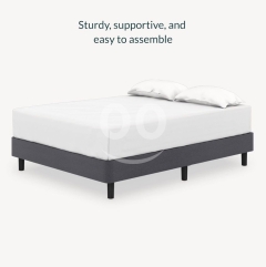 DIY King Size Bed Base / Frame | Sturdy Fabric Upholstered | 200x180cm & 200x160cm