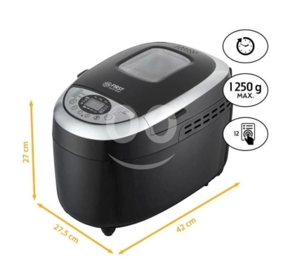 ??first Bread maker with 850W power. Capacity 1250g. Timer. 12 automatic programs — 2