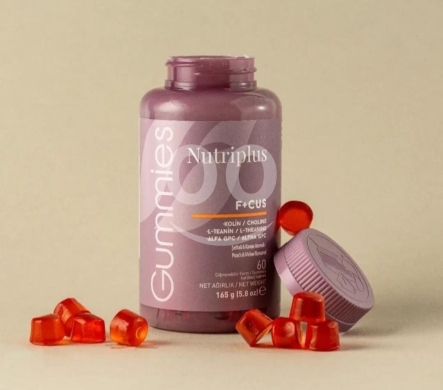 Health & Beauty in Aramoun - مكمل غذائي نوتري بلس فوكس لتعزيز التركيز 60 قطعة | Nutriplus Focus Gummies for Mental Clarity
