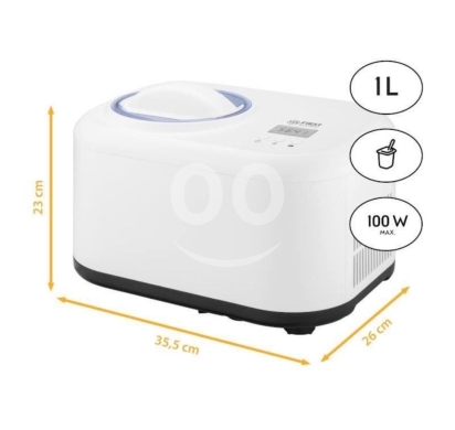 ?? First Austria FA-5105 White Yogurt Ice Cream Maker with Display - 1L, 100W-مكنة تصنيع … — 3