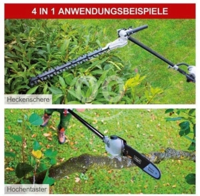 ?? SCHEPPACH 4in1 P-MGB4 petrol multi-tool hedge trimmer chainsaw trimmer — 2