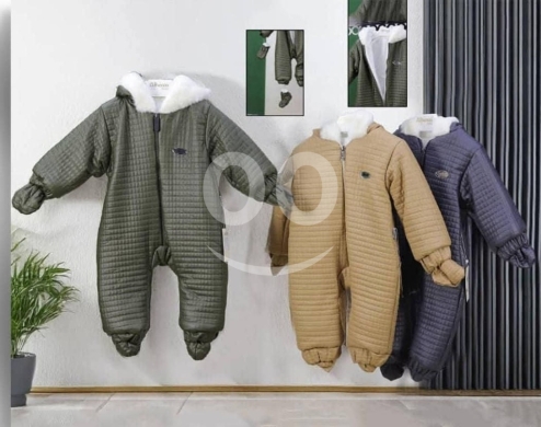 Baby & Kids Stuff in Tripoli - أفرهول (Overall) شتوي مبطن ومقاوم للماء للأطفال | مقاس 3-12 شهر بـ 25$