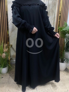 Double Closhe Silk Abaya - Premium Elegant Design — 7