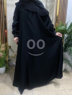 Double Closhe Silk Abaya - Premium Elegant Design — 2