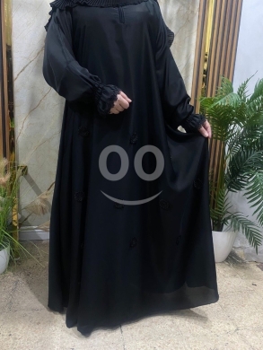 Double Closhe Silk Abaya - Premium Elegant Design — 3