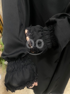 Double Closhe Silk Abaya - Premium Elegant Design — 8