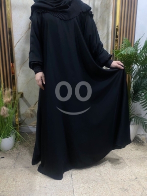 Double Closhe Silk Abaya - Premium Elegant Design — 4