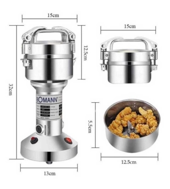 ?? bomann Machine Spice Grinder Portable Electric Grain Mill Grinder Stainless Steel Dry… — 6