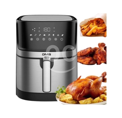 Kitchen appliances in Mar Mkhayel - ?? DMS 6L Hot Air Fryer Deep Fryer Hot Air Oven Fryer Digital Stainless Steel HF-6E-1800 watt(made