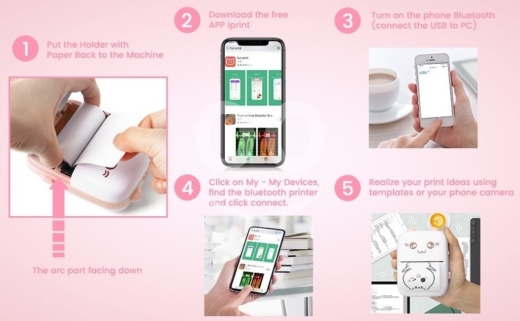 NEW ARRIVAL MiNi Thermal Printer - Cute, Compact — 4