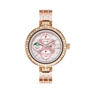 Other Mobile Phones & Accessories in Aley - HW16-CHATGPT MINI SMARTWATCH For Women | Gold Edition | Luxury Meets Smart Tech
