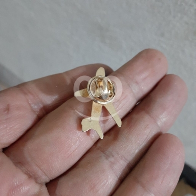 دبوس بروش بتصميم طائرة مميز وأنيق | Airplane Design Metal Brooch Lapel Pin — 3