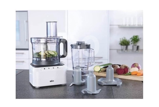 ?? Braun Fp 3131, Food Processor White , 800 Watts. Blender 1.2 L, Prep Bowl 2.1 2 Speed… — 3