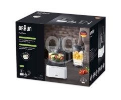 ?? Braun Fp 3131, Food Processor White , 800 Watts. Blender 1.2 L, Prep Bowl 2.1 2 Speed Button An