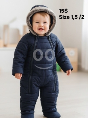 Clothes, Footwear & Accessories in Tripoli - Warm Baby Snowsuit Jumpsuit