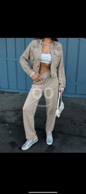 Vêtements, chaussures et accessoires dans Saïda - طقم كاجوال أنيق: جاكيت وبنطال بستايل عصري | Chic Casual Tracksuit: Trendy Jacket & Pants Set