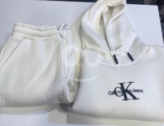 طقم رياضي كالفن كلاين أبيض أصلي | Original Calvin Klein White Tracksuit Set