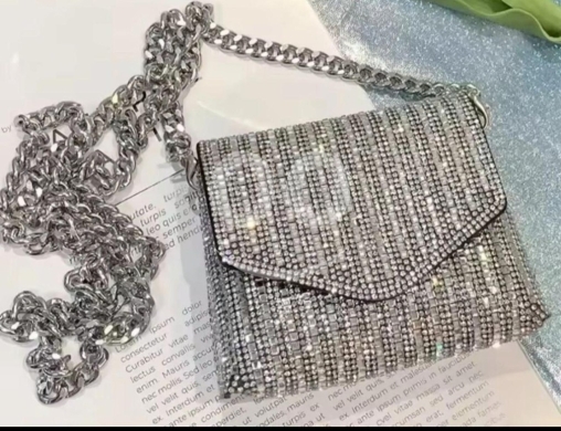 Vêtements, chaussures et accessoires dans Saïda - Glittering Rhinestone Mini Bag