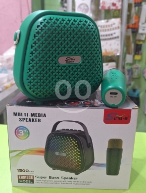 Other electronics in Tabbaneh - مكبر صوت مع ميكروفون لاسلكي وإضاءة RGB | SING-E ZQS1338 Portable Speaker with Wireless Mic