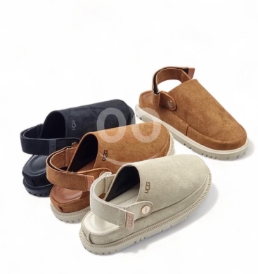 Clothes, Footwear & Accessories in Halba - New Arrivals! Cozy Suede Slip-On Clogs with Heel Strap - UGG Style Platform Sandals in Multi Colors