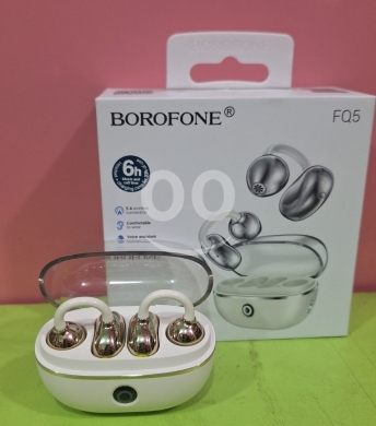 Smart Watches in Tabbaneh - ساعة بوروفون FQ5 لاسلكية بتصميم مريح وأنيق | Borofone FQ5 Wireless Earbuds Sleek Design