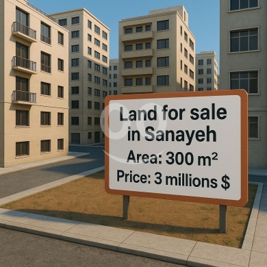 Lands for sale in Sanayeh - أرض 300م² على الصنايع في بيروت للبيع ب3 مليون $