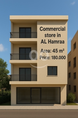عقارات تجارية للبيع في حمرا - محل تجاري 45m² للبيع في الحمرا متفرع من شارع الحمرا