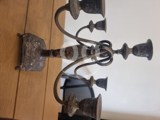 السلع الأخرى في اشرفيه - Authentique antique silver candle holder