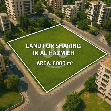 Lands for sale in Hazmiyeh - أرض 8000م² للمشاركة في الحازمية