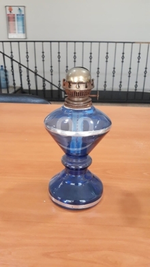 Other Goods in Beirut City - قنديل زجاجي "فينتج" أزرق | تحفة ديكور كلاسيكية | $25