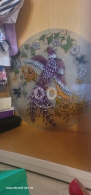 Other Goods in Beirut City - لوحة زجاجية ضخمة رسم يدوي | طائر الفينيق الأسطوري | $90