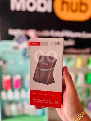 Mobile accessories in Zgharta - Tranyoo 10,000mAh Magnetic Wireless Power Bank - 15W MagSafe Compatible & 20W PD Super Fast Charging