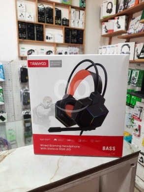 Computers Parts & Software Accessories dans Zgharta - Tranyoo T-H4 Wired Gaming Headphone - 50mm Diaphragm, Deep Bass, HIFI Sound & Statical RGB LED