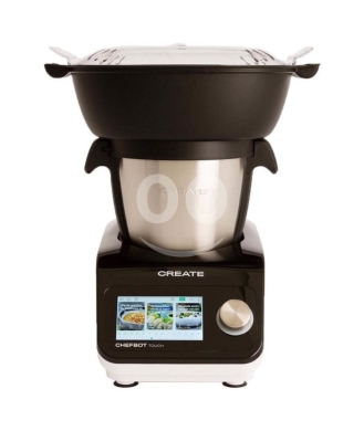 Kitchen appliances in Accaoui - ?? CREATE / CHEFBOT TOUCH / 28 program Multifunctional food processor / Stainless steel / WLAN / 1