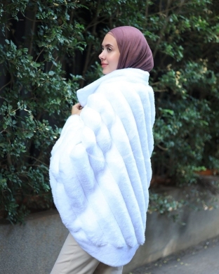 fur coat ribbed — 3