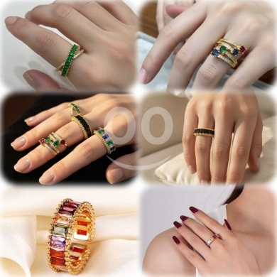 Luxury Gold-Plated Statement Rings Collection — 3
