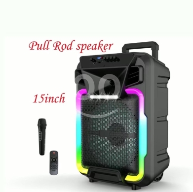RGB KARAOKE SPEAKER - 15” Heavy Bass Drivers - RGB Dazzling LED Lights — 5