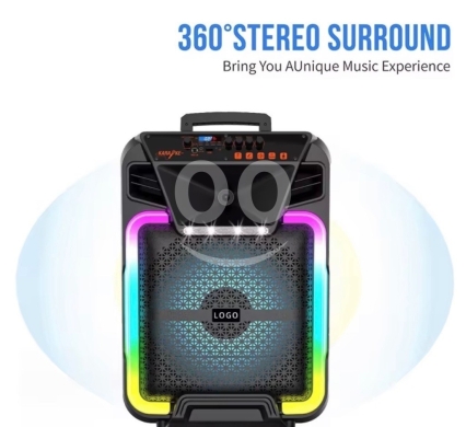 Audio et stéréo dans Aley - RGB KARAOKE SPEAKER - 15&rdquo; Heavy Bass Drivers - RGB Dazzling LED Lights
