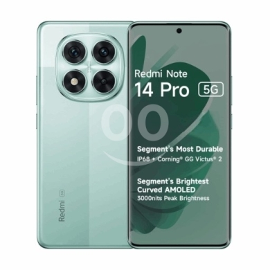 Mobile phones in Beirut City - ريدمي نوت 14 برو 5G سعة 256 جيجابايت لون أخضر زمردي جديد | Redmi Note 14 Pro 5G 256GB Emerald Green