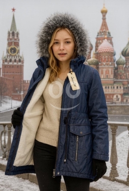 Clothes, Footwear & Accessories in Al Dahye - Deim jacket with fur