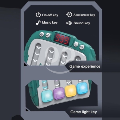Game Machine - Rhythm Edition - Score up to 999 with lighted runways and music-powered — 2