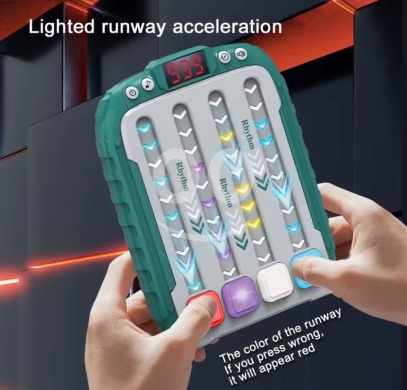 Game Machine - Rhythm Edition - Score up to 999 with lighted runways and music-powered — 6