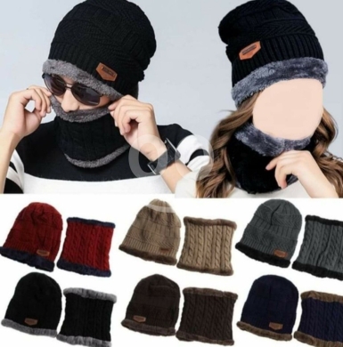 Vêtements, chaussures et accessoires dans Beyrouth - طقم شتوي مميز (قبعة آيس كاب ولفحة رقبة)