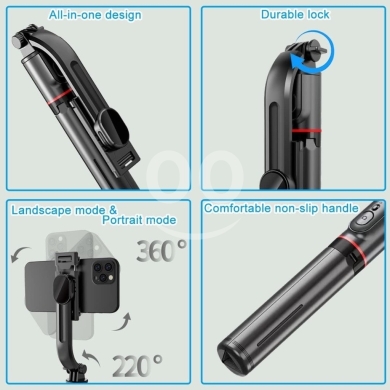 Wireless Selfie Stick Tripod - The Ultimate Content Creator’s Tool! All-in-One Design — 4