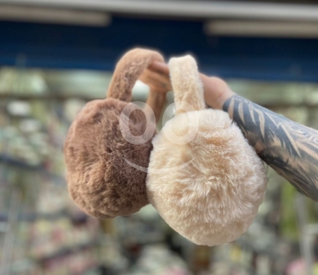Clothes, Footwear & Accessories in Beirut City - Premium Plush Faux Fur Earmuffs