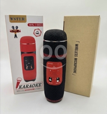 Audio et stéréo dans Aley - WS-1860 WSTER Wireless Karaoke Mic + Speaker Unleash the party with this all-in-one