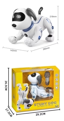 ? STUNT Robot DOG LED eyes with expressions Remote control included Interactive & educ — 3